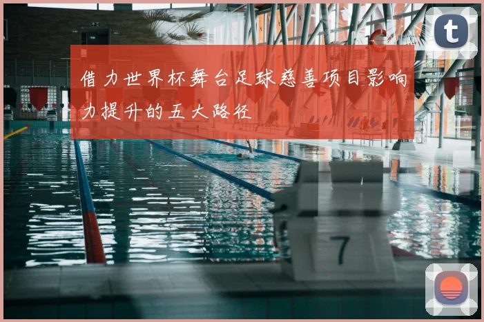 借力世界杯舞台足球慈善项目影响力提升的五大路径